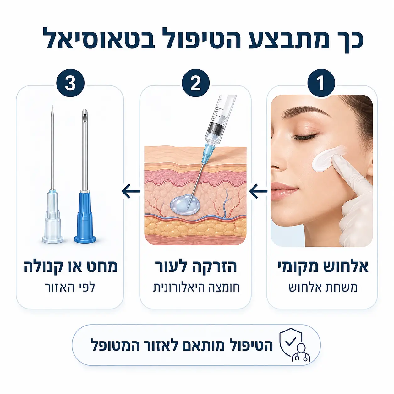 חומר המילוי טאוסיאל – Teosyal | אינפוגרפיקה