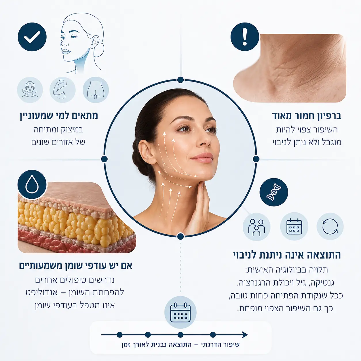 טיפול במכשיר אנדוליפט – Endolift | אינפוגרפיקה